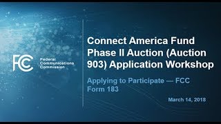 CAF II Application Process Workshop