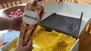 Peacock Promo Package Unboxing