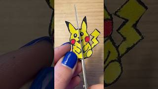 How to draw and color Pickachu from Pokemon easy ⚡ Cool diy idea