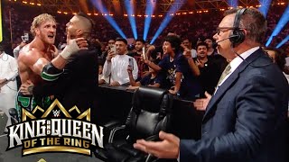 Michael Cole calls Logan Paul a loser!: King and Queen of the Ring 2024 highligh