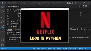 NETFLIX Logo Using Python Turtle | Python Turtle Graphics | @NetflixIndiaOfficial @Netflix