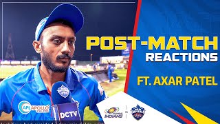 Post Match Interview | Axar Patel | #MIvDC