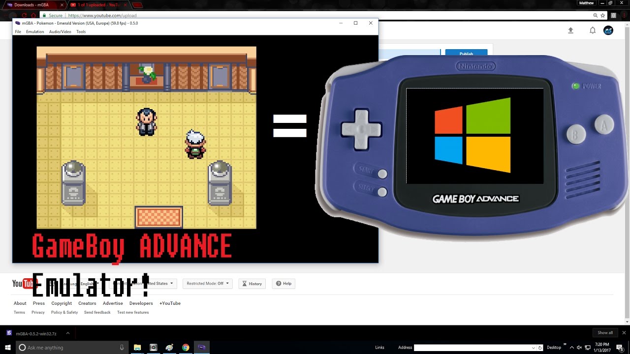 GameBoy Advance Emulator For PC! - MGBA Install And Download - YouTube