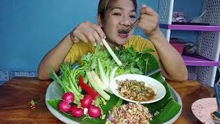 ลาบของสูงจ้าวันนึ้เผ็ดแซ่บถึงใจอีหลี#ไข่มดแดง#