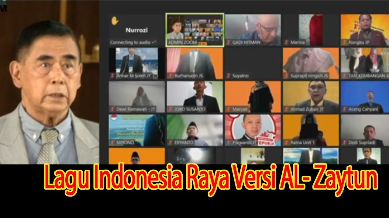 LAGU INDONESIA RAYA VERSI AL- ZAYTUN - YouTube