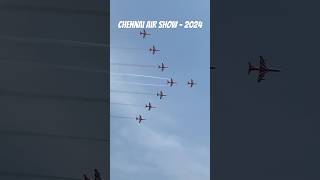 Chennai Air Show - Plane Tiranga #airforce #indianairforce #chennaiairshow #chennaiairshow2024