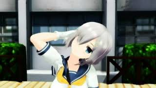 【艦これMMD】第十七駆三人艦娘がShake itを踊ります。モーション改造　ちょっとだけよ♥