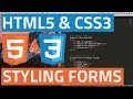 HTML5 and CSS3 beginner tutorial 41 - Styling form elements