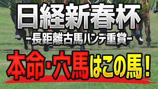 【日経新春杯2021予想】絶対に狙うべき「本命」と「穴馬」を公開！！