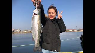 【貝塚港】釣りガールエビ撒きで！そしてびっくり釣果