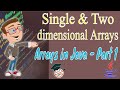 One dimensional and Two dimensional Arrays in java | java Arrays Tutorial part-1