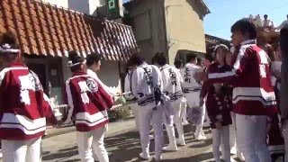 2016羽曳野市誉田地区だんじり祭り　馬場町、入魂式③お披露目曳行（平成28年3月12日（土曜日））