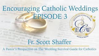 Encouraging Catholic Weddings Project Video Series - Ep 3 with Fr Scott Shaffer - The Pastor's View