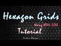 Hexagon Grids | Using HTML  | SASS | + Source Code | Jarico - Ocean NCS