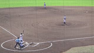 中村奨成の第4打席（6回表 vs 坂根佑真投手（天理高校）～えひめ国体・高校野球2回戦～