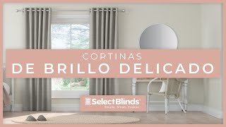 Cortinas de Brillo Delicado de SelectBlinds.com