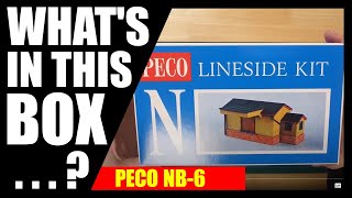 334 - Peco NB-6 Goods Shed Kit (Wooden Type) - N Gauge