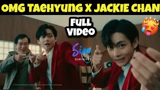 Taehyung with Jackie Chan 🤯 For Siminvest 😱 Full Ad video 💜 BTS V Full Ad with Jackie Chan #bts #v