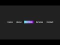 Pure CSS Menu Hover Animation | CSS Animation Tutorial