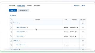 D2L Gradebook Settings & Create Categories