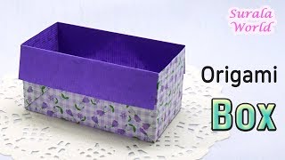 Origami - Rectangular Box (How to make a Box, DIY)