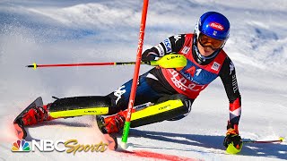 Mikaela Shiffrin STORMS to slalom win in Lienz, Austria for World Cup victory No. 93 | NBC Sports
