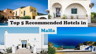 Top 5 Recommended Hotels In Malfa | Best Hotels In Malfa