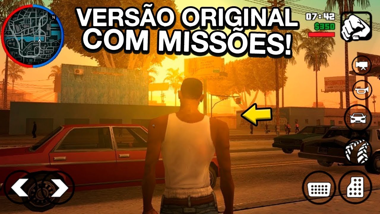 Como Baixar E Instalar GTA SAN ANDREAS V2.0 De GRAÇA No Android!! Sem ...