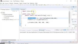 Using Building Java Programs DrawingPanel with Eclipse