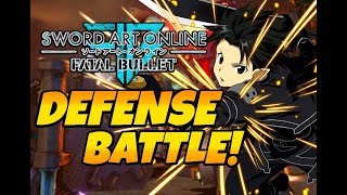 Defensive Battle BLITZ! SAO: Fatal Bullet DLC 3 Game Play