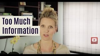 Communication Tips: Oversharing, and how to avoid it!