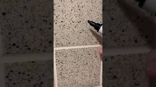 Grout Pen Color Change, Black Grout is better