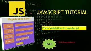 JavaScript Tutorial | Session-9 | Form Validation using JavaScript