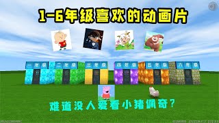 花样迷你年：1-6年爱看的动画片，你知道六年级看什么吗？【狗华解说】