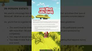 Kalian pada tau Update EULA Minecraft kan? #shorts