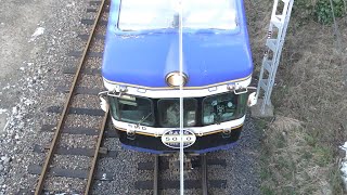 一畑電車　5000系　5010F+5009F　トップビュー 出雲市・大社側　（元京王5000系  屋根上資料）