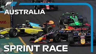 F2 Sprint Race Highlights | 2024 Australian Grand Prix