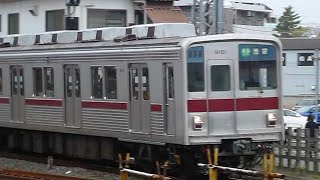 東武9000系9101F 東武東上線 準急 川越市駅到着