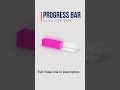 3d Progress Bar using CSS #code #javascript #css #progressbar