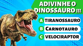 🦖 ADIVINHE QUAL É O DINOSSAURO - Quiz sobre dinossauros do Jurassic Park e Jurassic World!