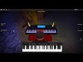 Thotiana - Famous Cryp by: Blueface on a ROBLOX piano.