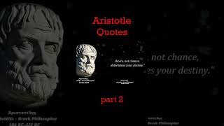 Aristotle quotes & Philosophy part 2