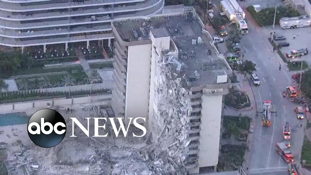 Officials give update on apartment building collapse in Miami