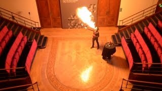 Fire Breathing Point of View - Go Pro Footage