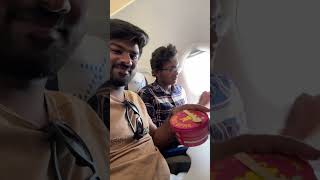 మన Subscriber తో Flight లో lunch 🥗 #bayyasunnyyadav #shorts