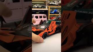 Orange 124 scale #Lamborghini Essenza SCV12 supercar model