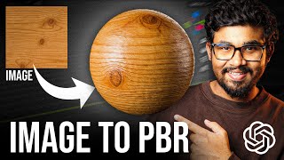 ChatGPT Can Generate PBR Textures from a Single Image in MINUTES for FREE | for 3D Artists