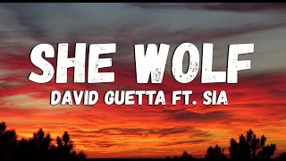 David Guetta - She Wolf ft. Sia (Lyrics)