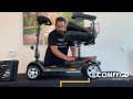 z 4 electric powered mobility scooter quick assemble disassemble comfygo mobility