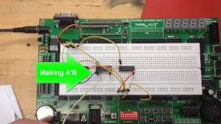 Not A and B or A Breadboard